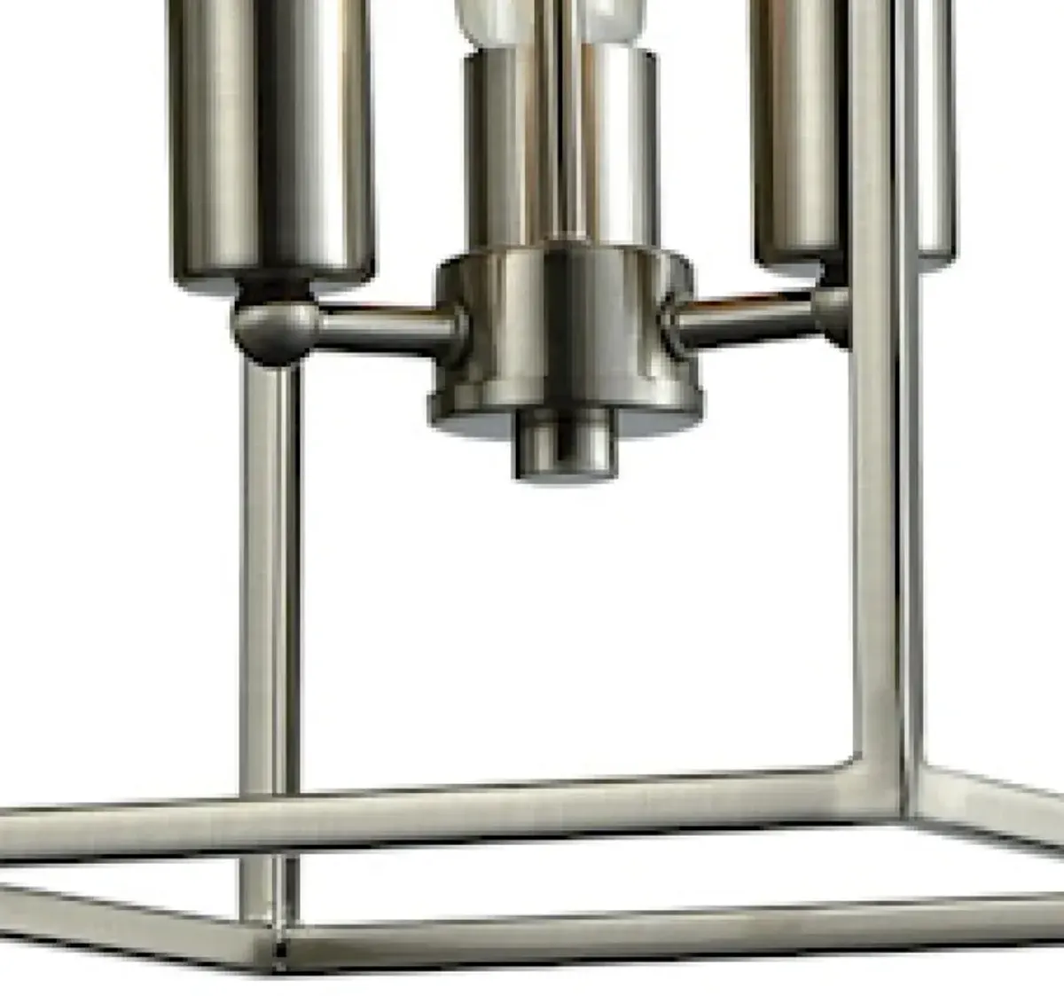 Williamsport 10'' Wide 3-Light Nickel Chandelier