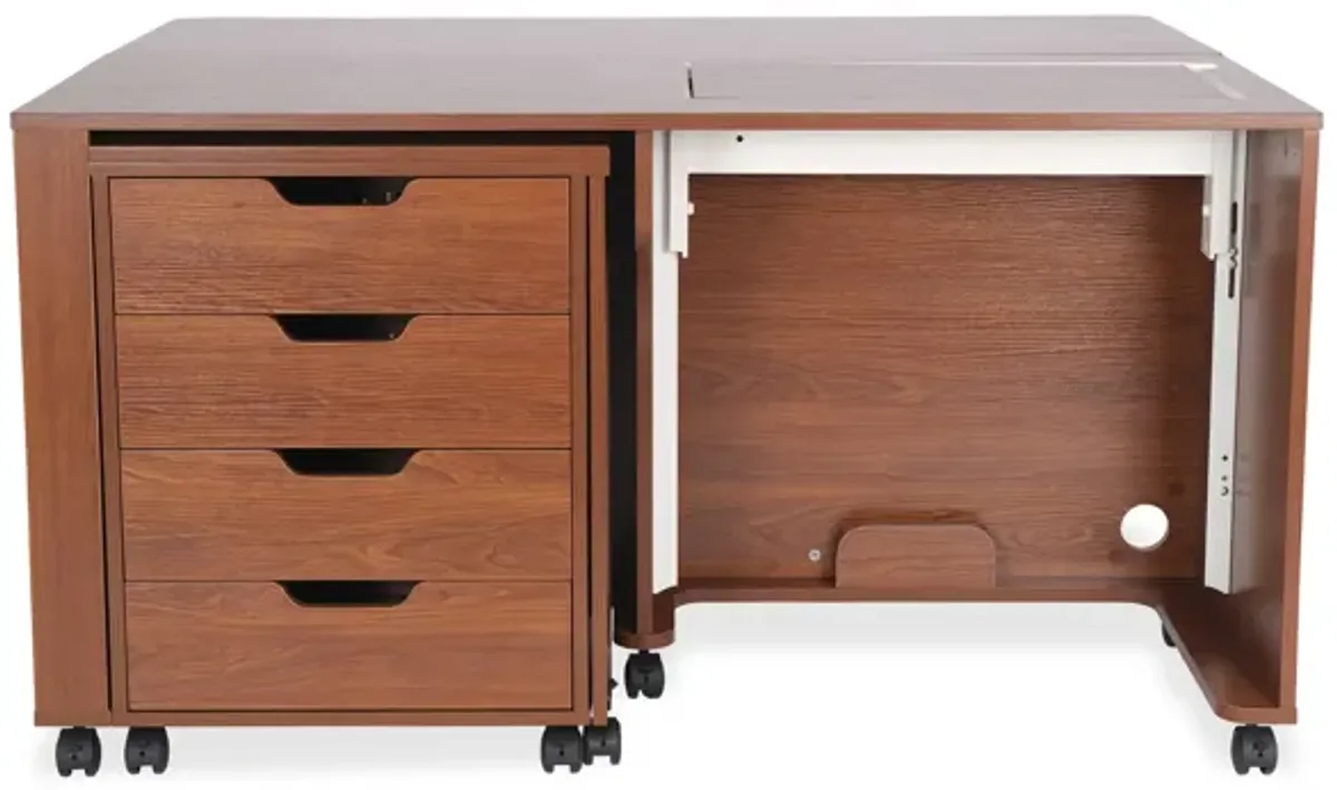 Arrow Laverne & Shirley Sewing Cabinet Teak