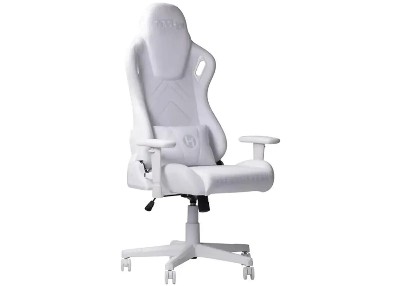 Techni Sport Velvet Gaming Chair - White