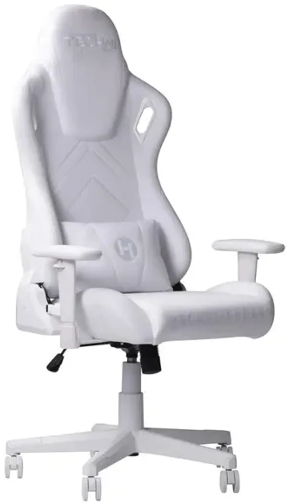 Techni Sport Velvet Gaming Chair - White