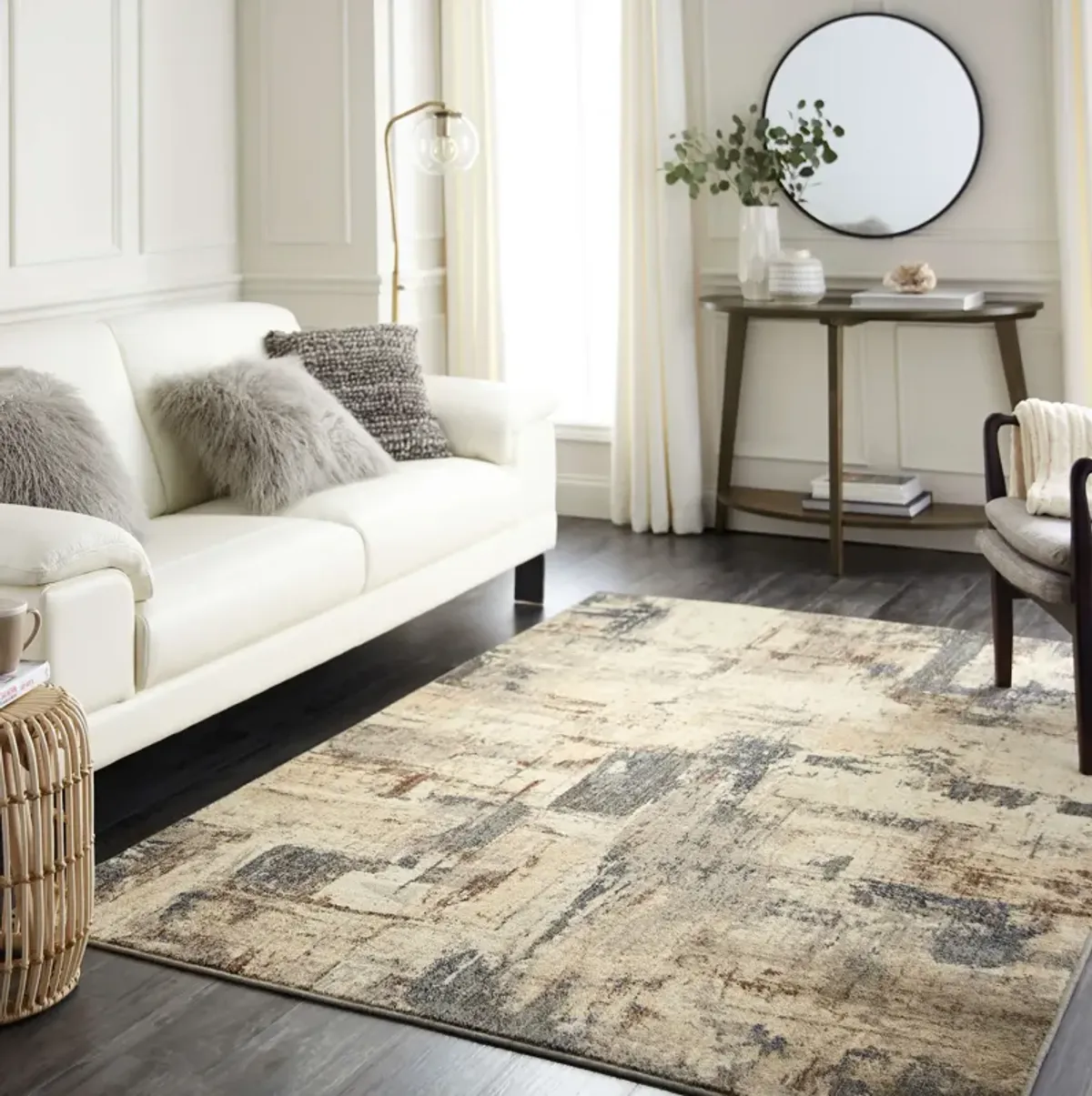 Elements Treviso gray 5' 3" X 7' 10" Rug