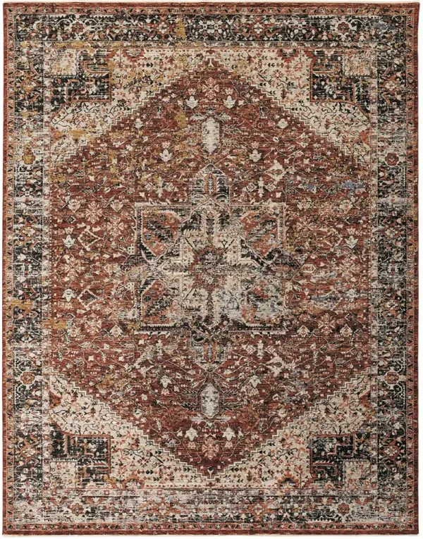 Caprio 3960F Red/Ivory/Black 9'6" x 12'5" Rug