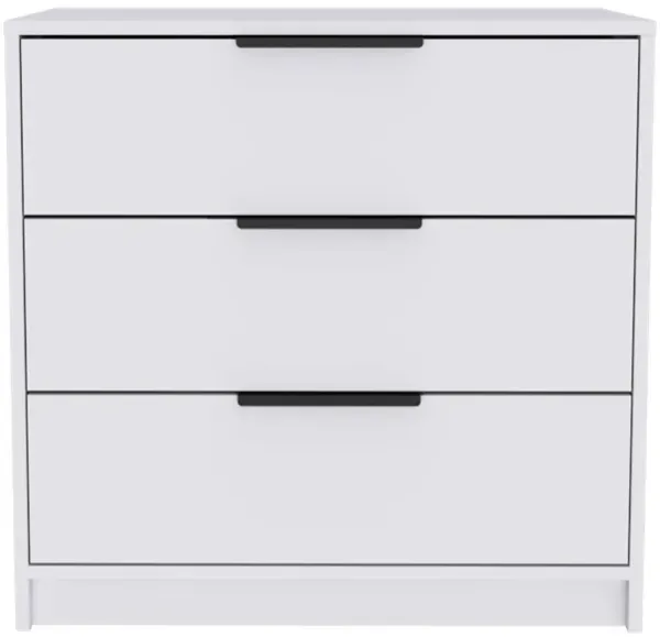 3 Drawers Dresser Maryland, Bedroom, White