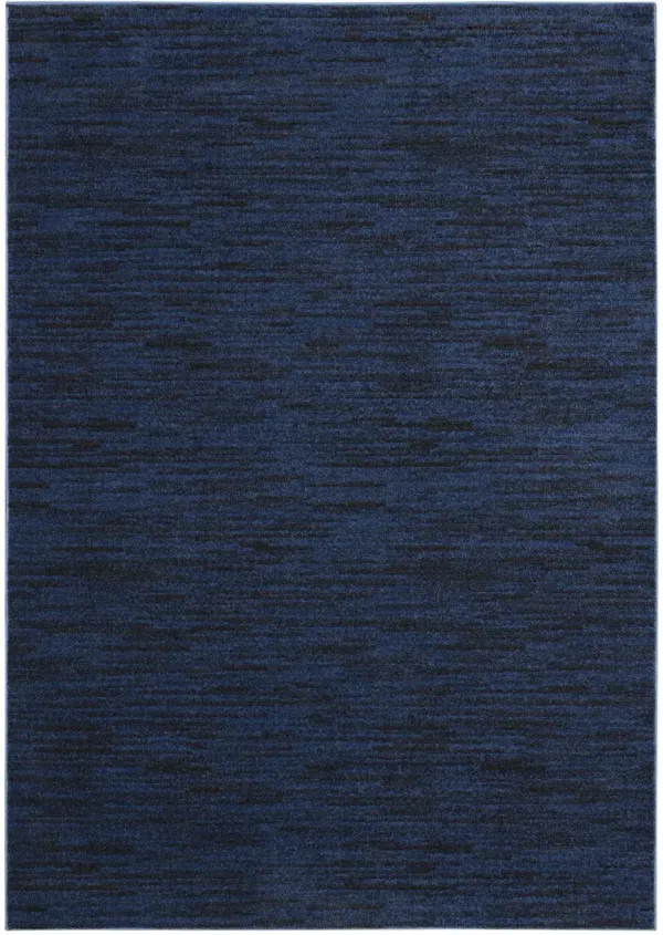 Nourison Essentials NRE01 Midnight Blue 5' x 7' Rug