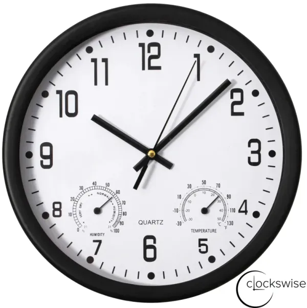 Clockswise 10-inch Non-Ticking Quartz Wall Clock