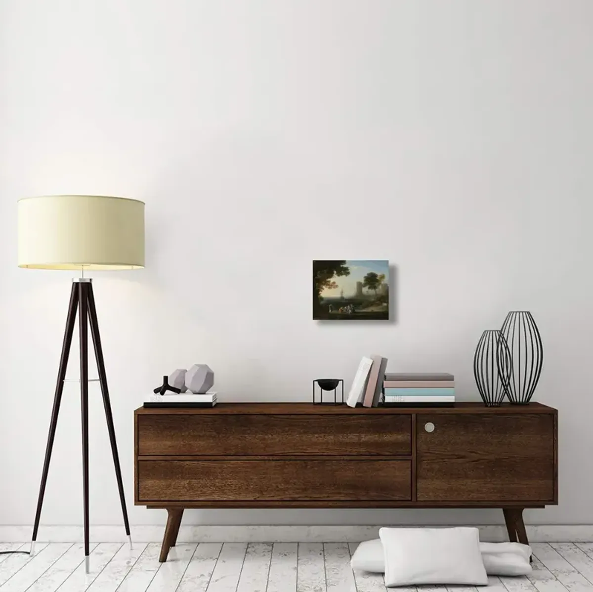 Coast View with the Abduction of Europa-Canvas Art-16x12