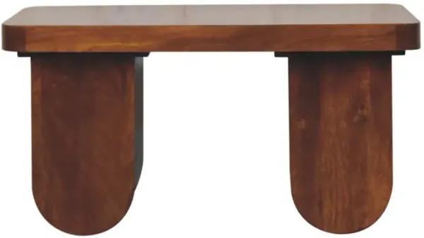 Artisan Furniture Solid Wood Chunky Chestnut Coffee Table