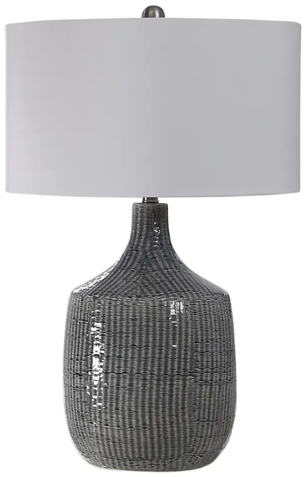 Uttermost Felipe Distressed Gray Table Lamp