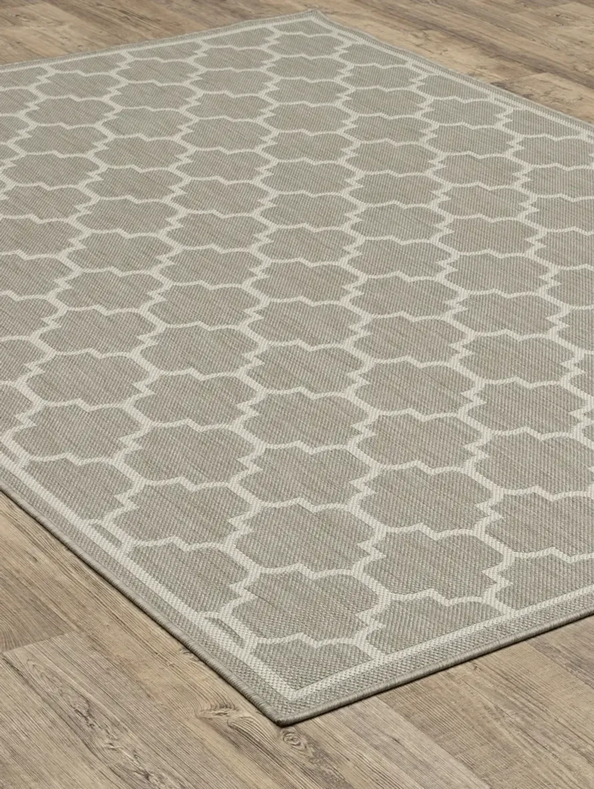 Portofino 7'10" x 10' Grey Rug