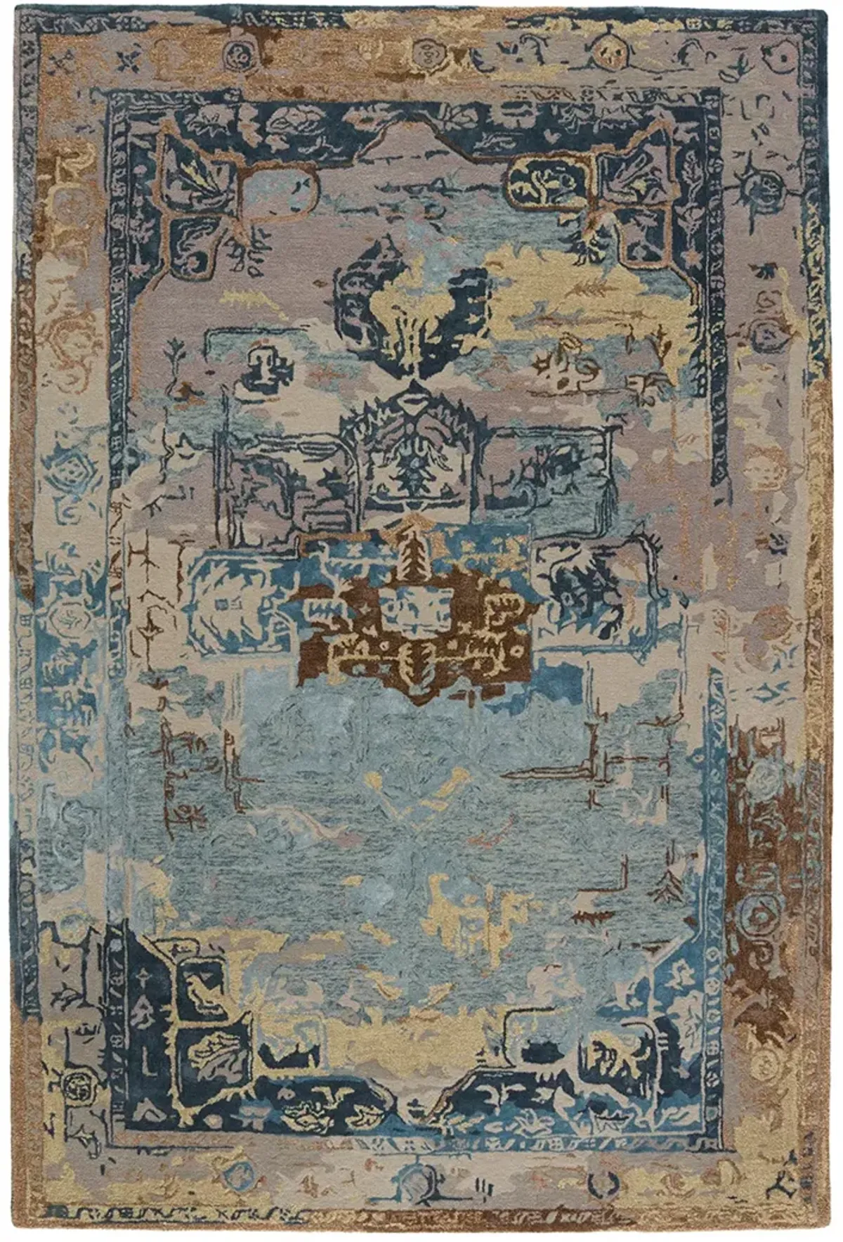 Citrine Forza Blue 10' x 14' Rug