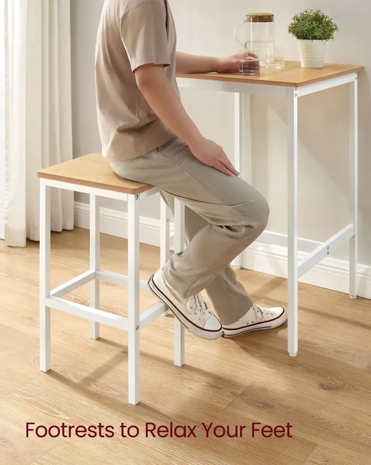 Bar Table and Chairs Set for Modern Dining and Entertaining