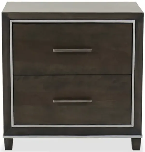 Counter Point 2-Drawer Nightstand