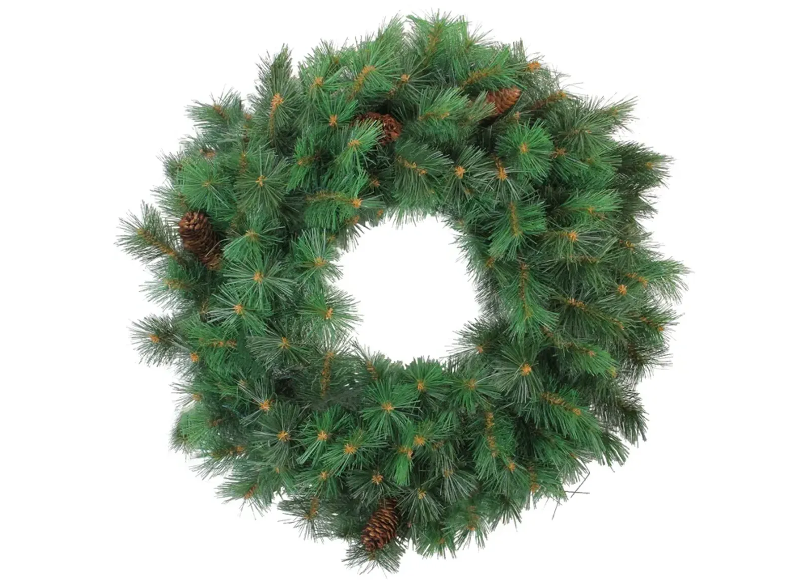 Royal Oregon Pine Artificial Christmas Wreath with Pinecones  24-Inch  Unlit