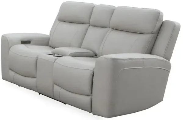 Parker Living Calgary - Stone Power Console Loveseat P2