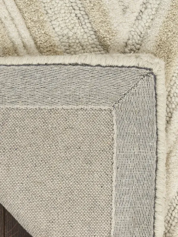 Graceful GRU03 Ivory 3'9" x 5'9" Rug