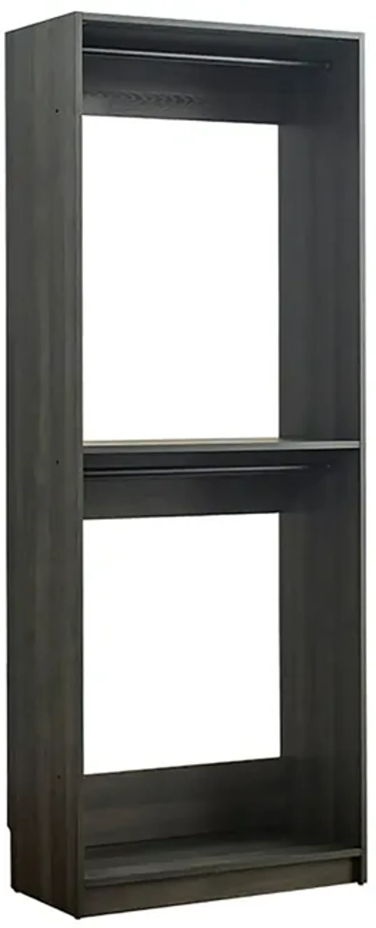 Prosper 32" Gray Wood Walk-in Closet with Two Rods