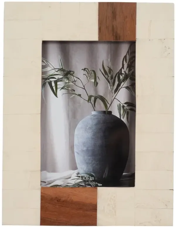 Wooden Stripe Photo Frame