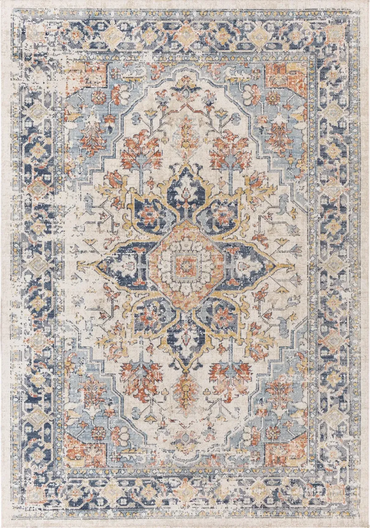 Huntington Beach HTB-2300 3'11' x 5'7' Blue Rug