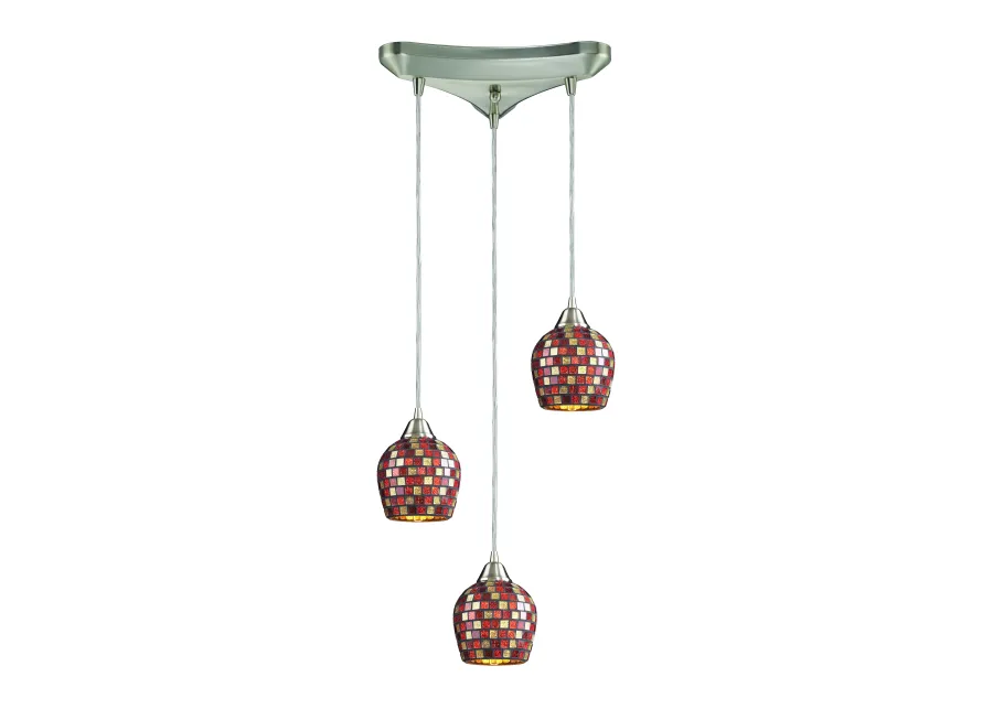 Fusion 10" Wide Configurable Multi Pendant - Multicolor