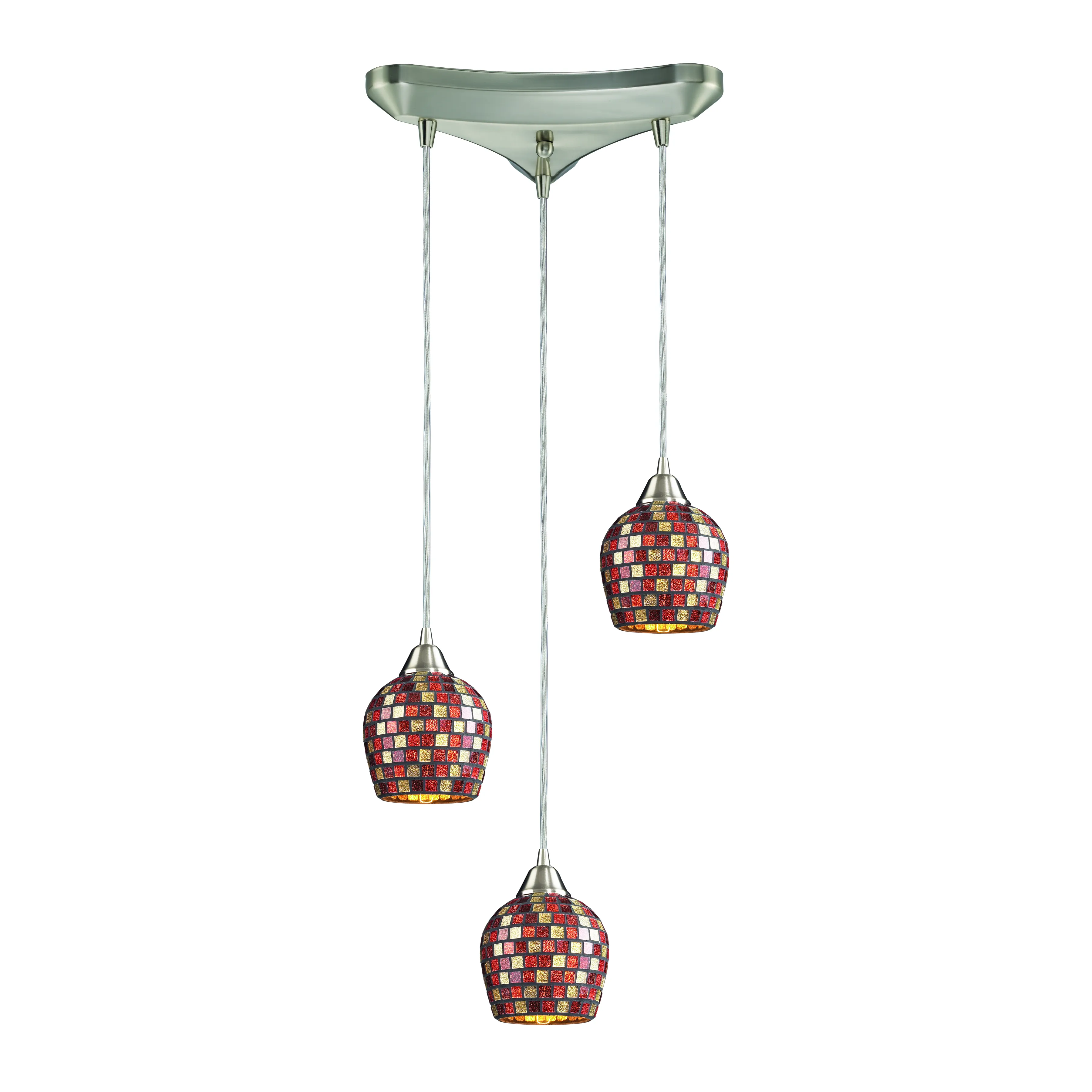 Fusion 10" Wide Configurable Multi Pendant - Multicolor