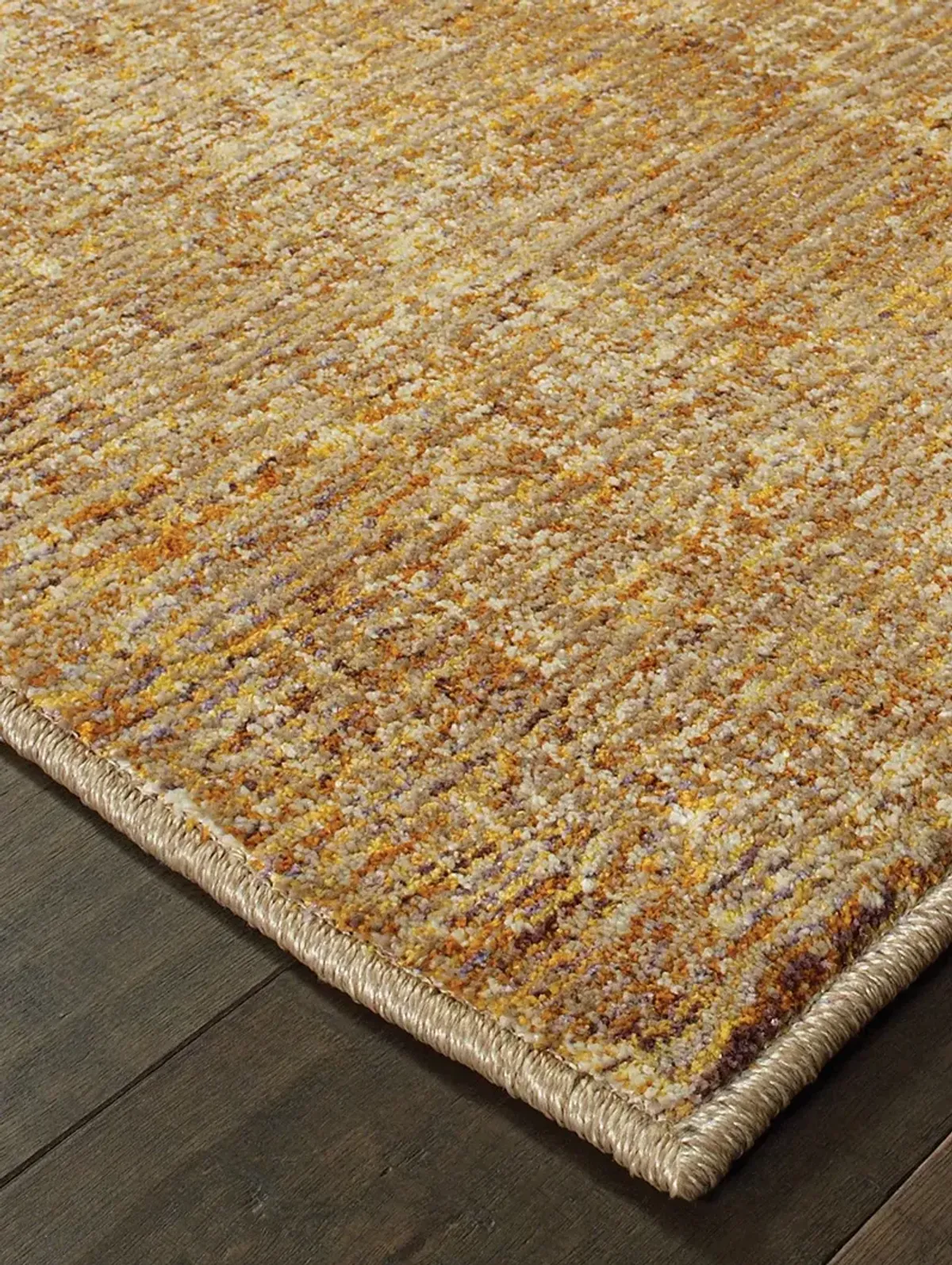 Atlas 2'3" x 8' Gold Rug