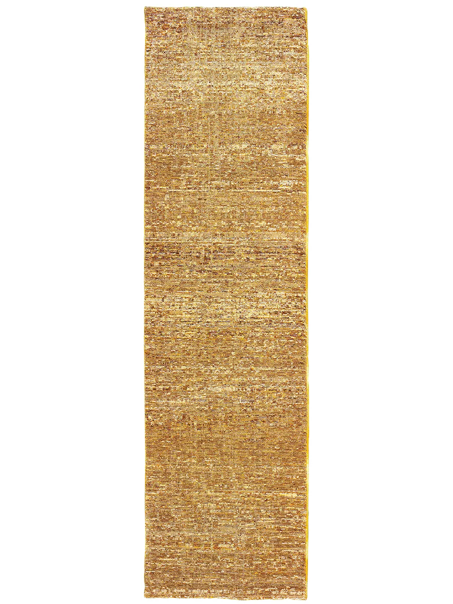 Atlas 2'3" x 8' Gold Rug