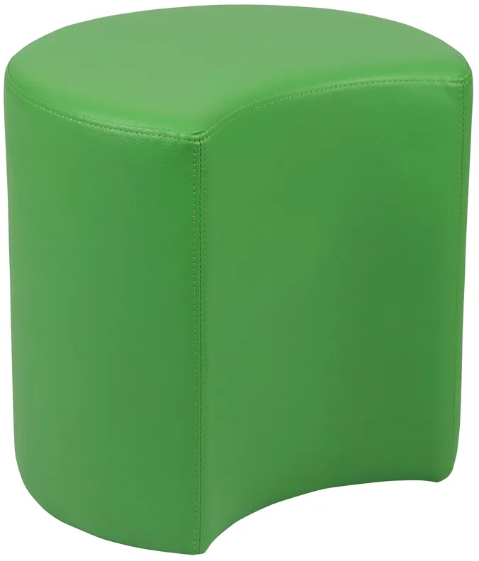 Flash Furniture Nicholas Soft Seating Flexible Moon for Classrooms and Common Spaces - 18" Seat Height (Green)