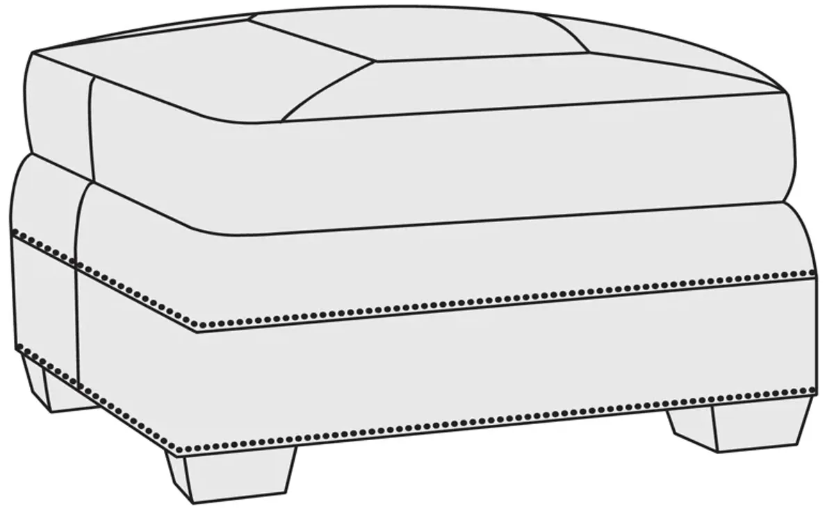 Living Grandview Leather Ottoman