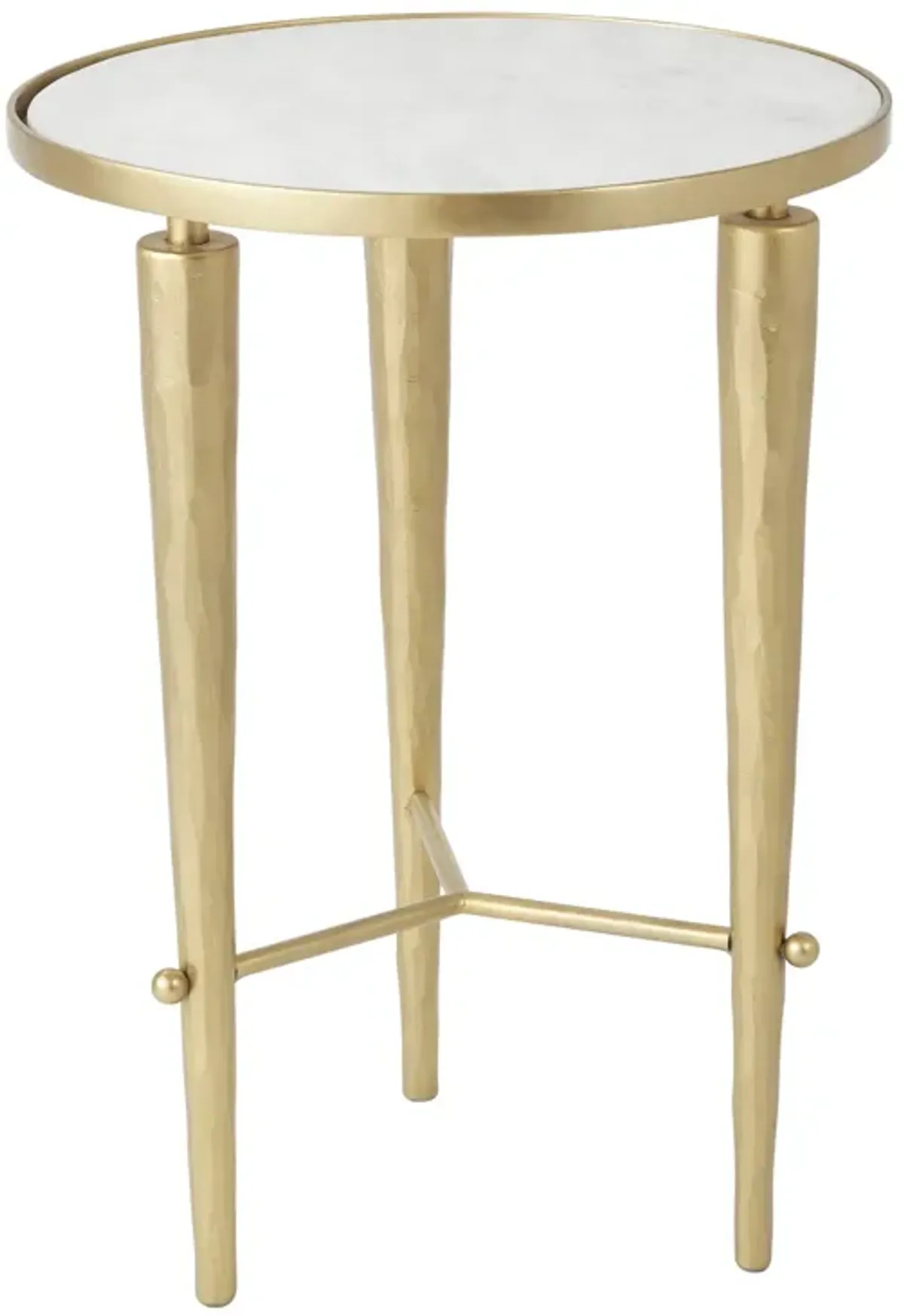 Jasper Accent Table- Brass