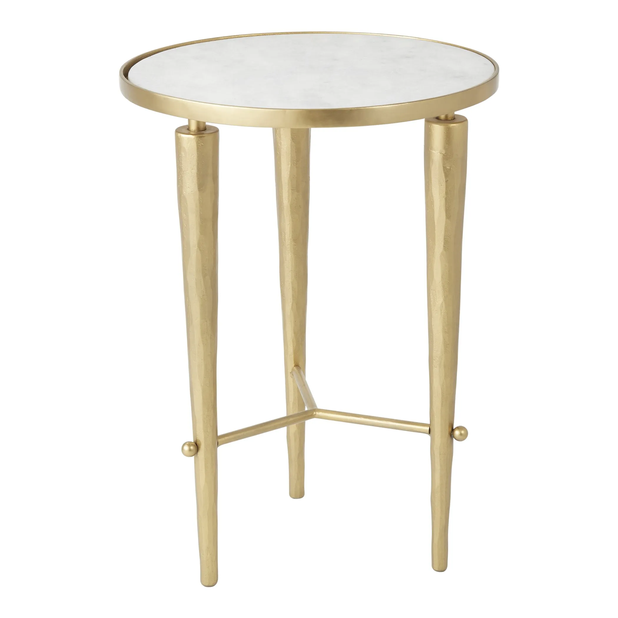 Jasper Accent Table- Brass