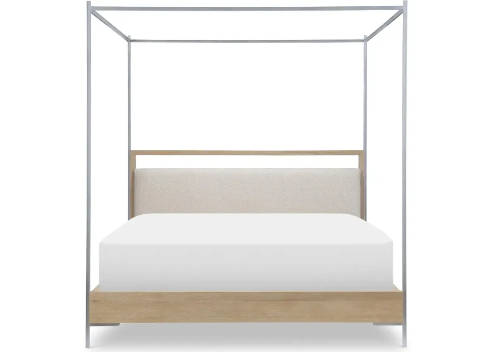 Biscayne Upholstered King Canopy Bed