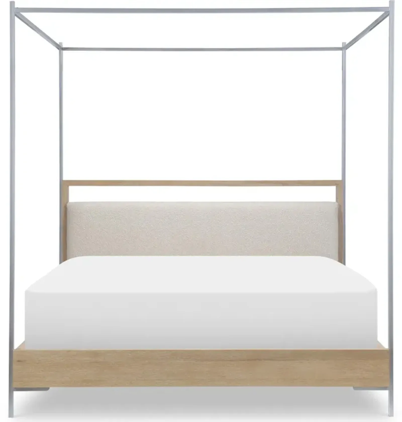 Biscayne Upholstered King Canopy Bed