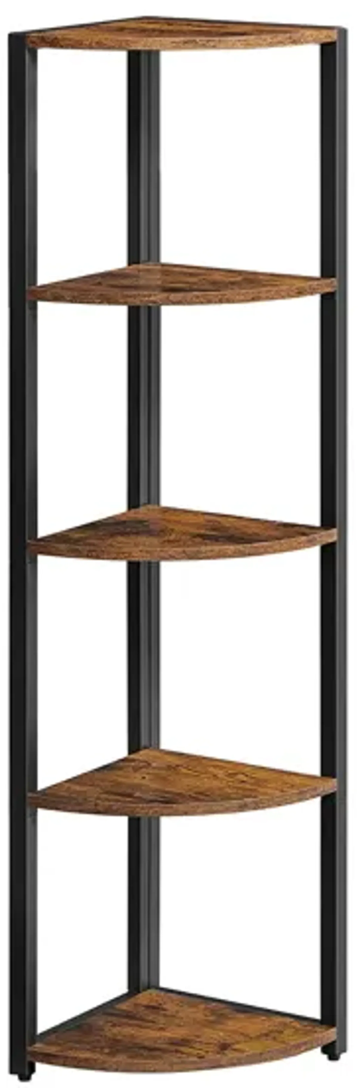 Elegant Corner Shelf with 5 Tiers for Optimal Storage