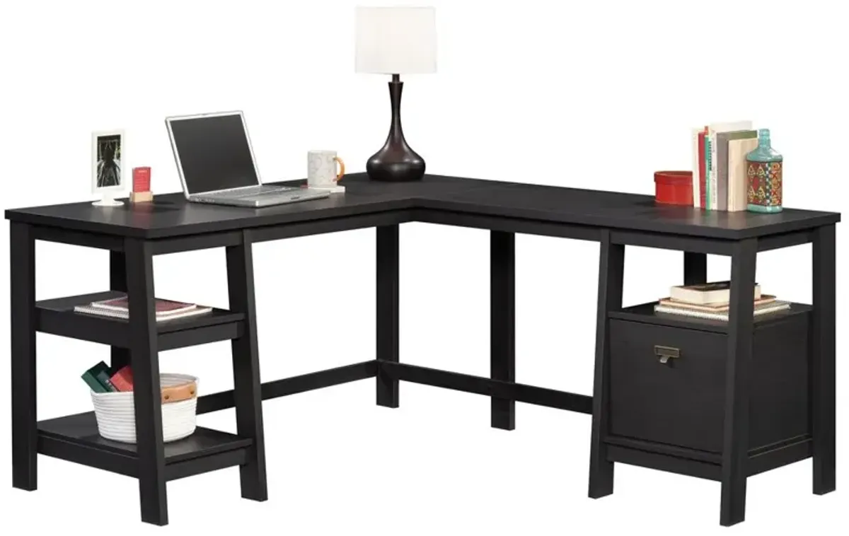 Sauder Trestle L-Desk Rao