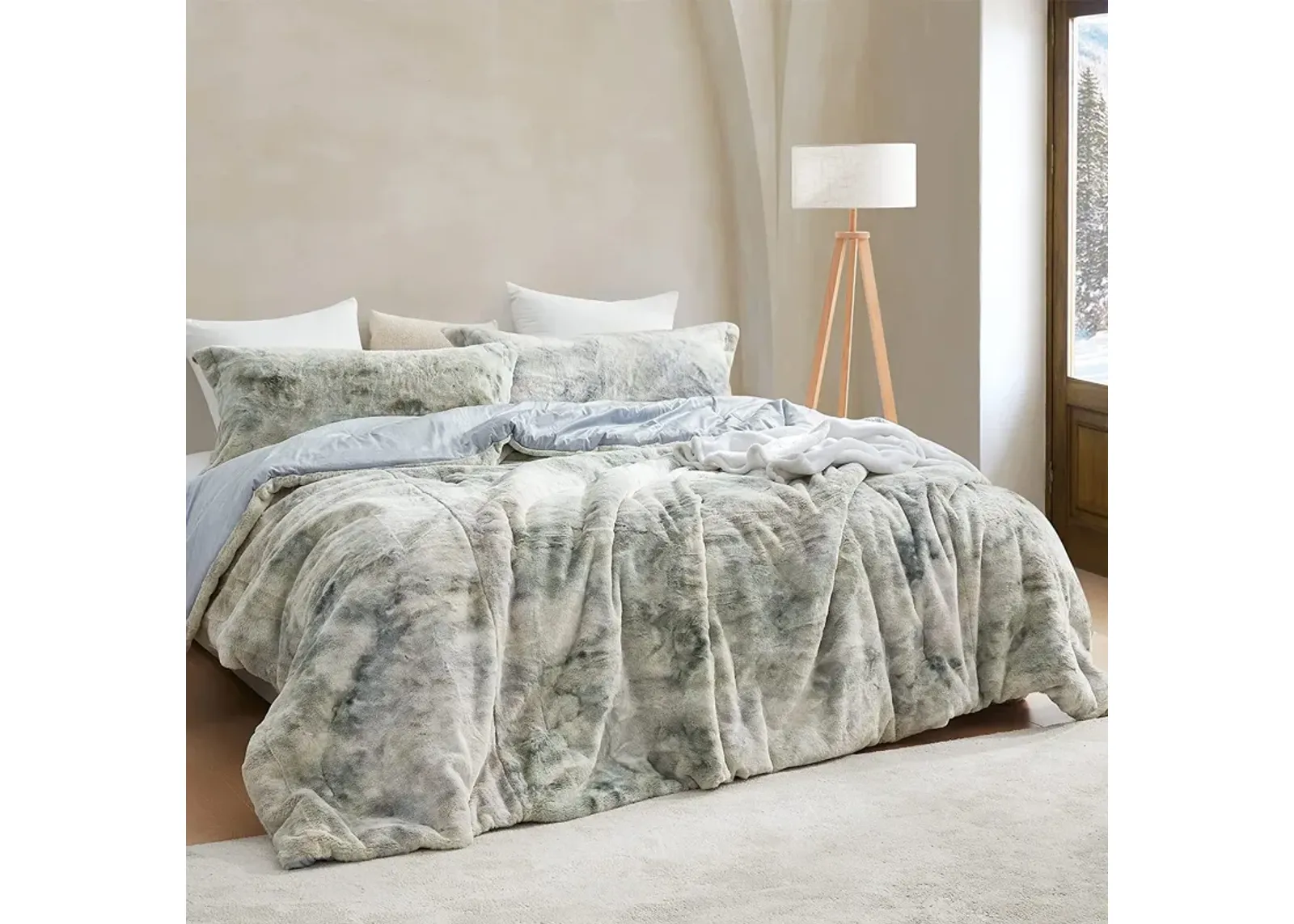 Lamb's Ear - Coma Inducer® Oversized Comforter - Icy Gray