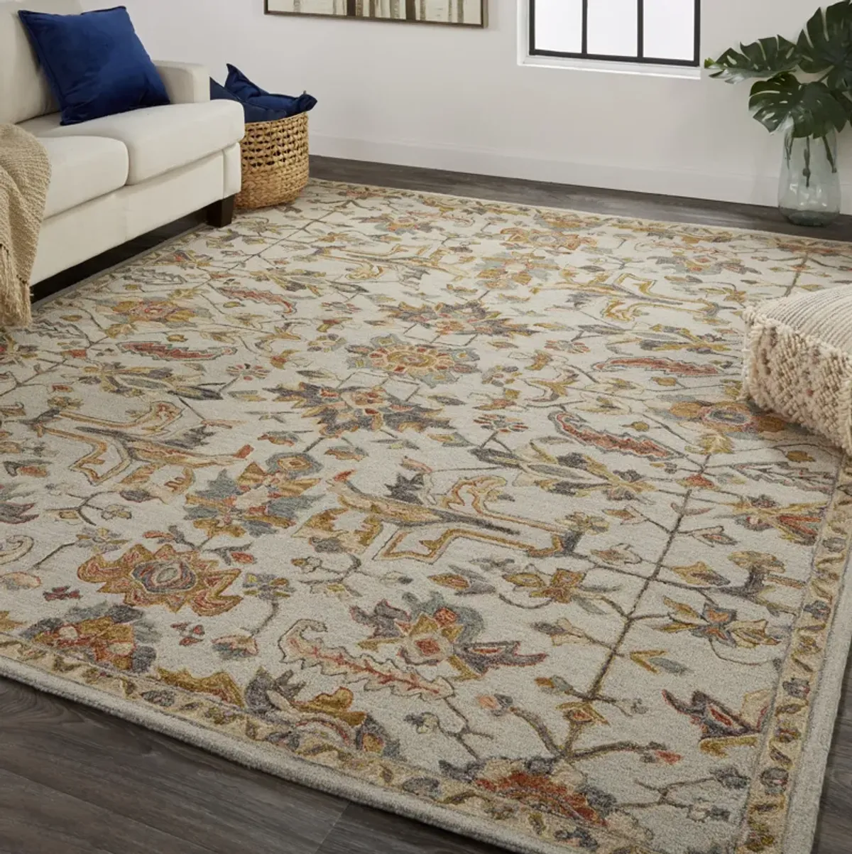 Fallon 8838F Gray/Gold 8' x 10' Rug