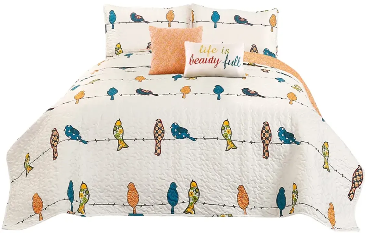 Rowley Birds Quilt 7Pc Set