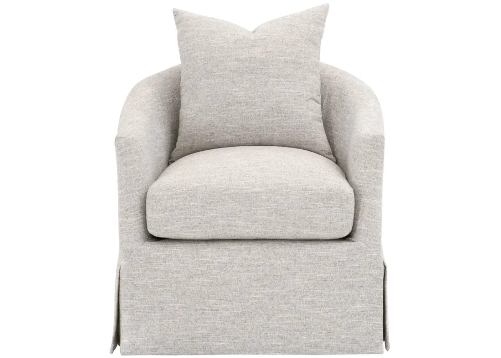 Slipcover Swivel Club Chair