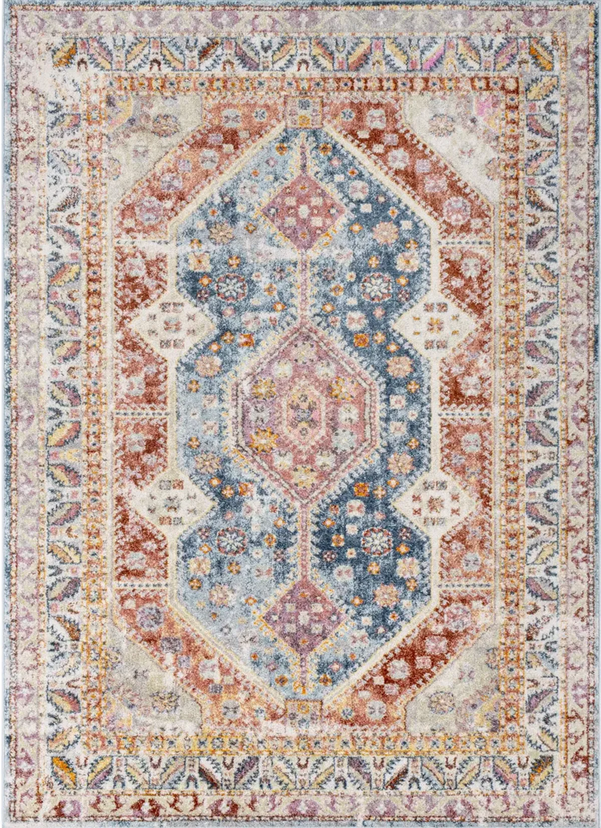 New Mexico NWM-2308 2' x 3' Blue Rug