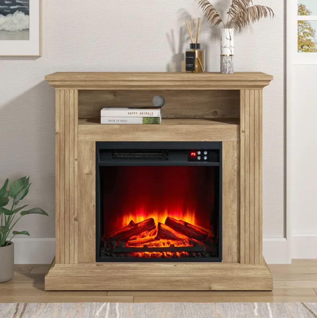 FESTIVO Cozy 32" Freestanding Electric Fireplace