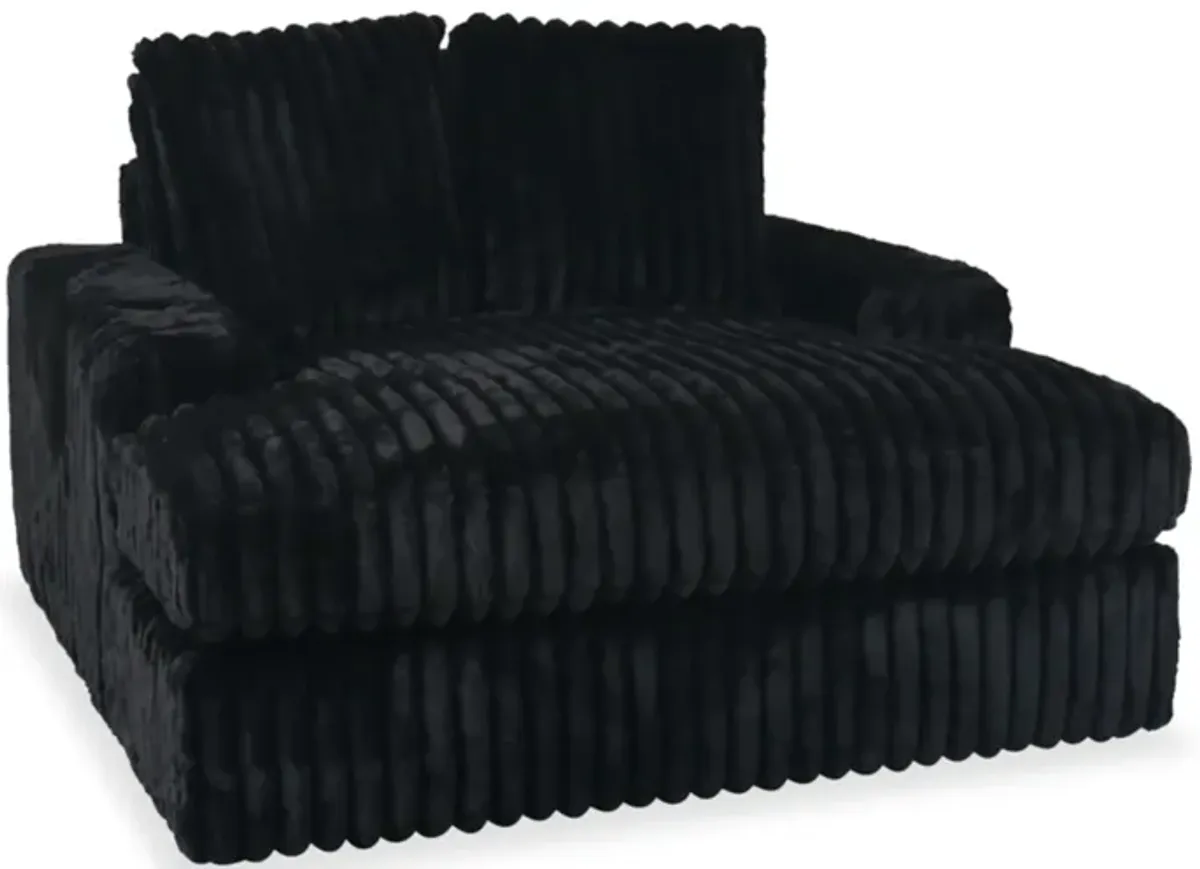 Midnight-Madness Oversized Chaise