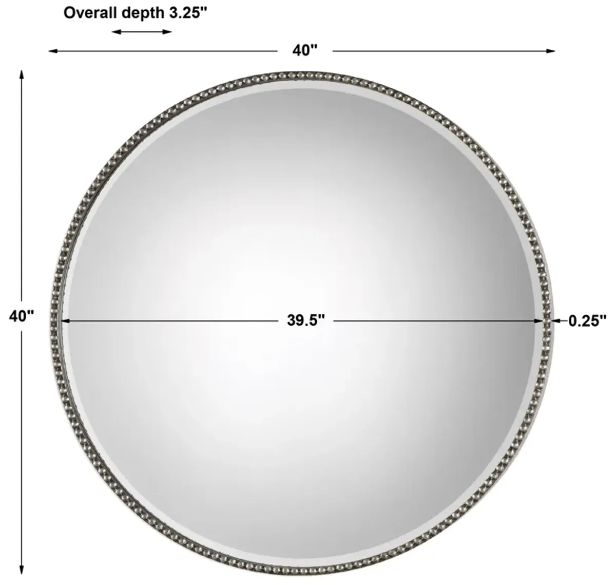 Stefania Beaded Mirror