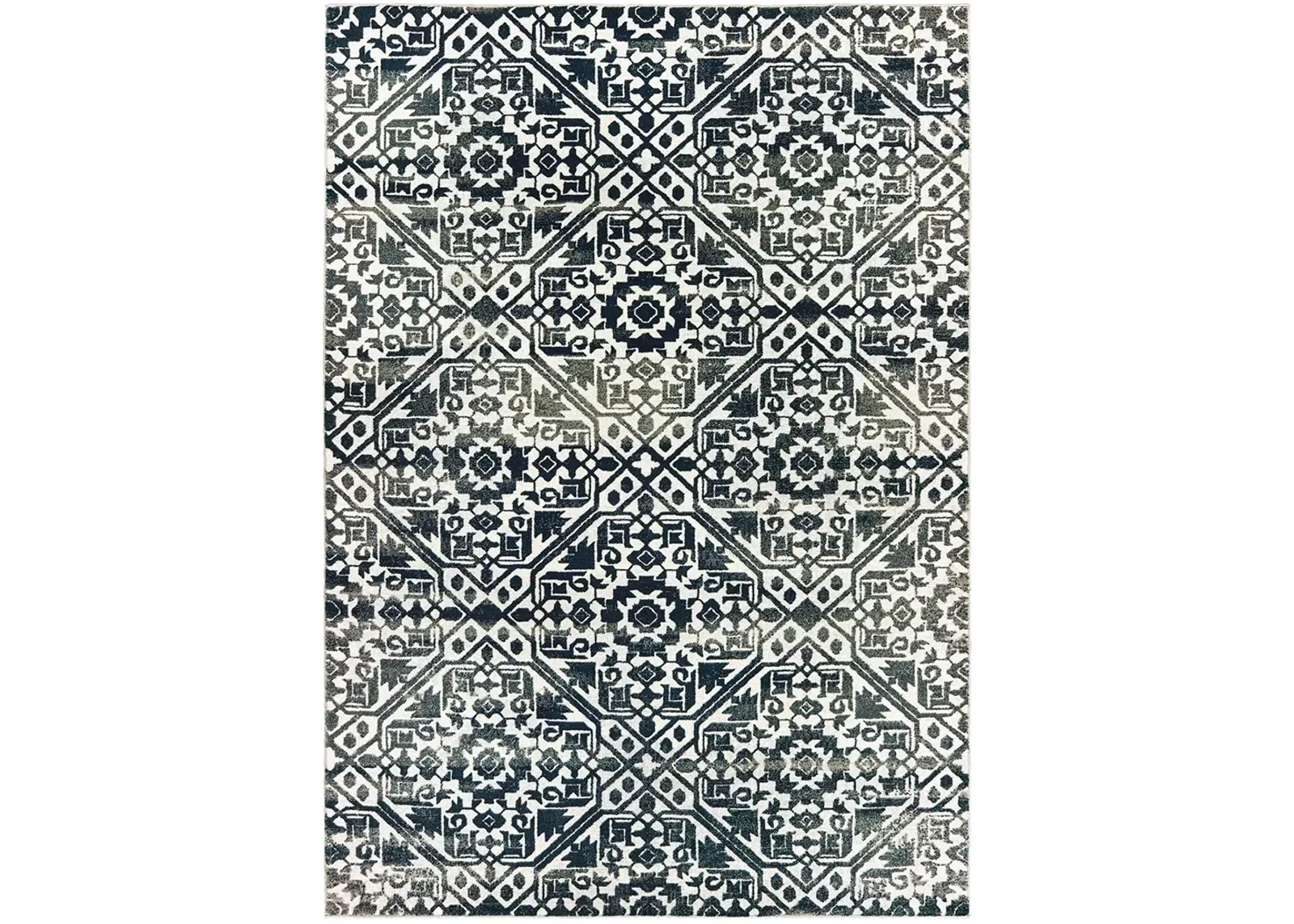 Bowen 6'7" x 9'6" Navy Rug