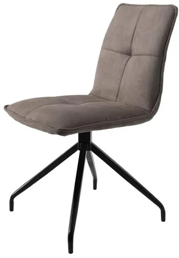 Dining Chair With Fabric Seat, Set Of 2