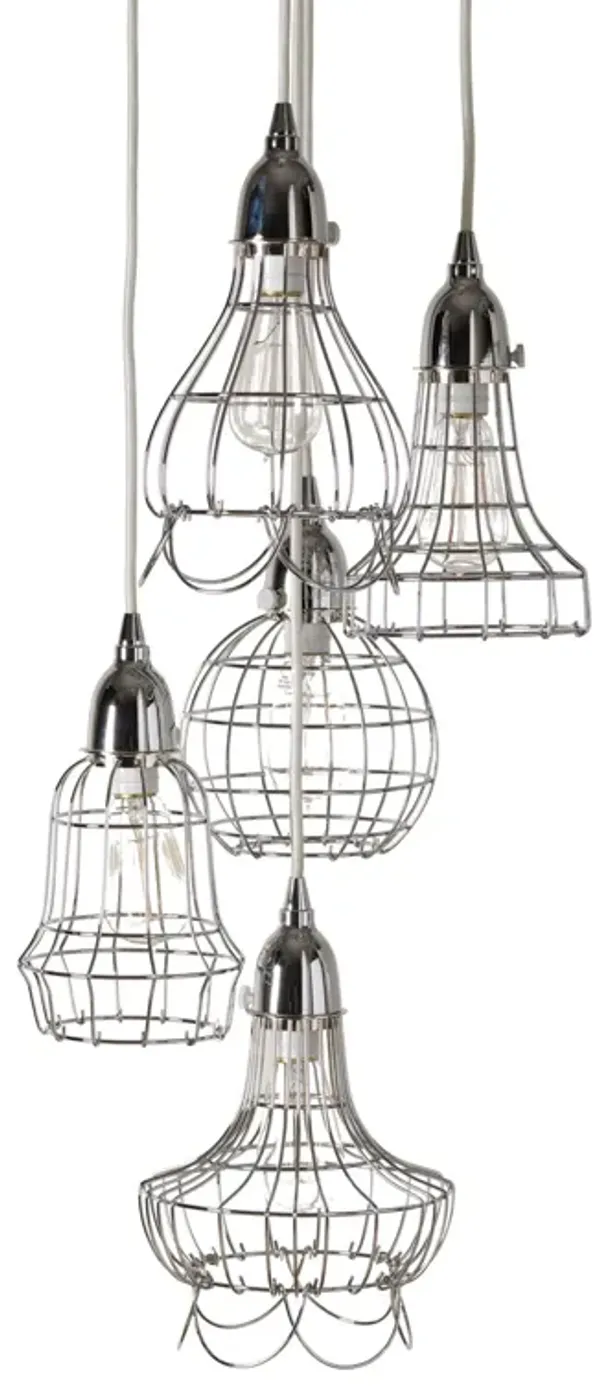 Wire 5-Light Mini Pendant