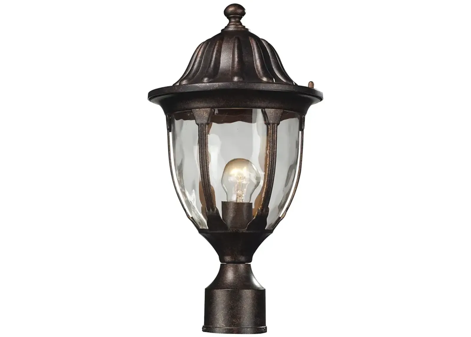 Glendale 17'' High 1-Light Outdoor Post Light