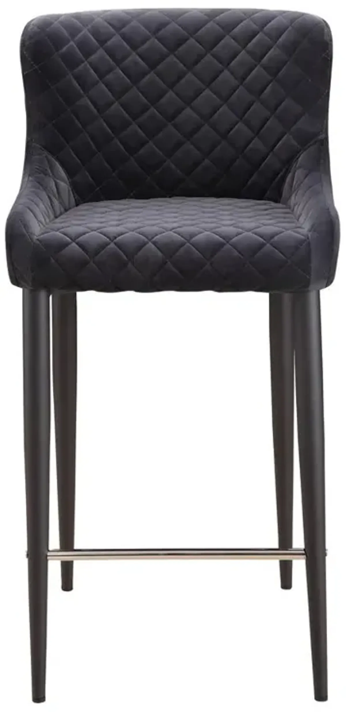 Moe's Home Collection Etta Counter Stool Dark Grey