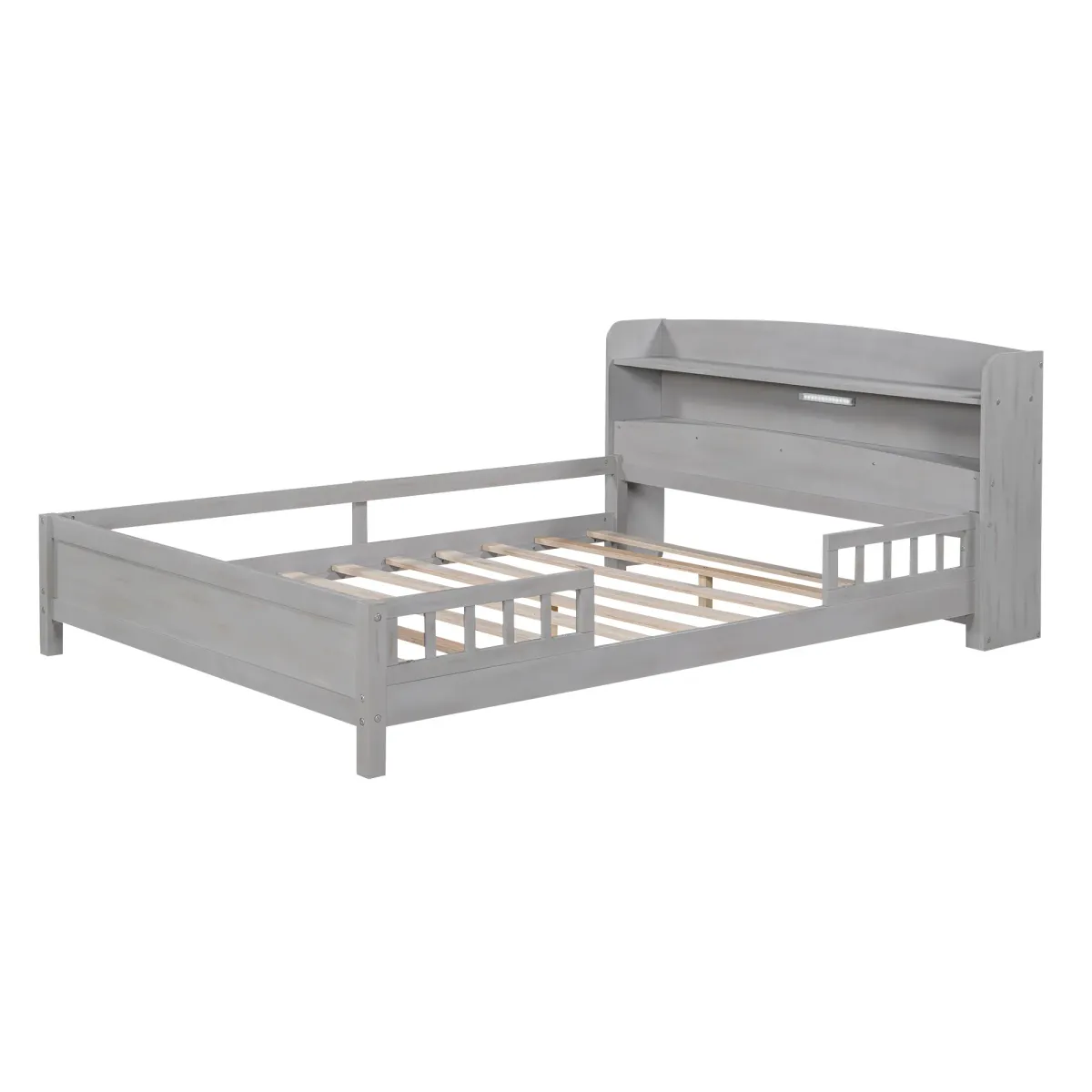 Merax Platform Bed with Built-in LED Light