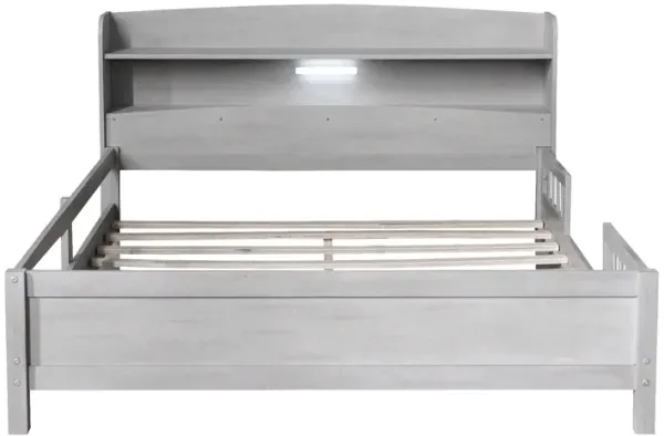 Merax Platform Bed with Built-in LED Light