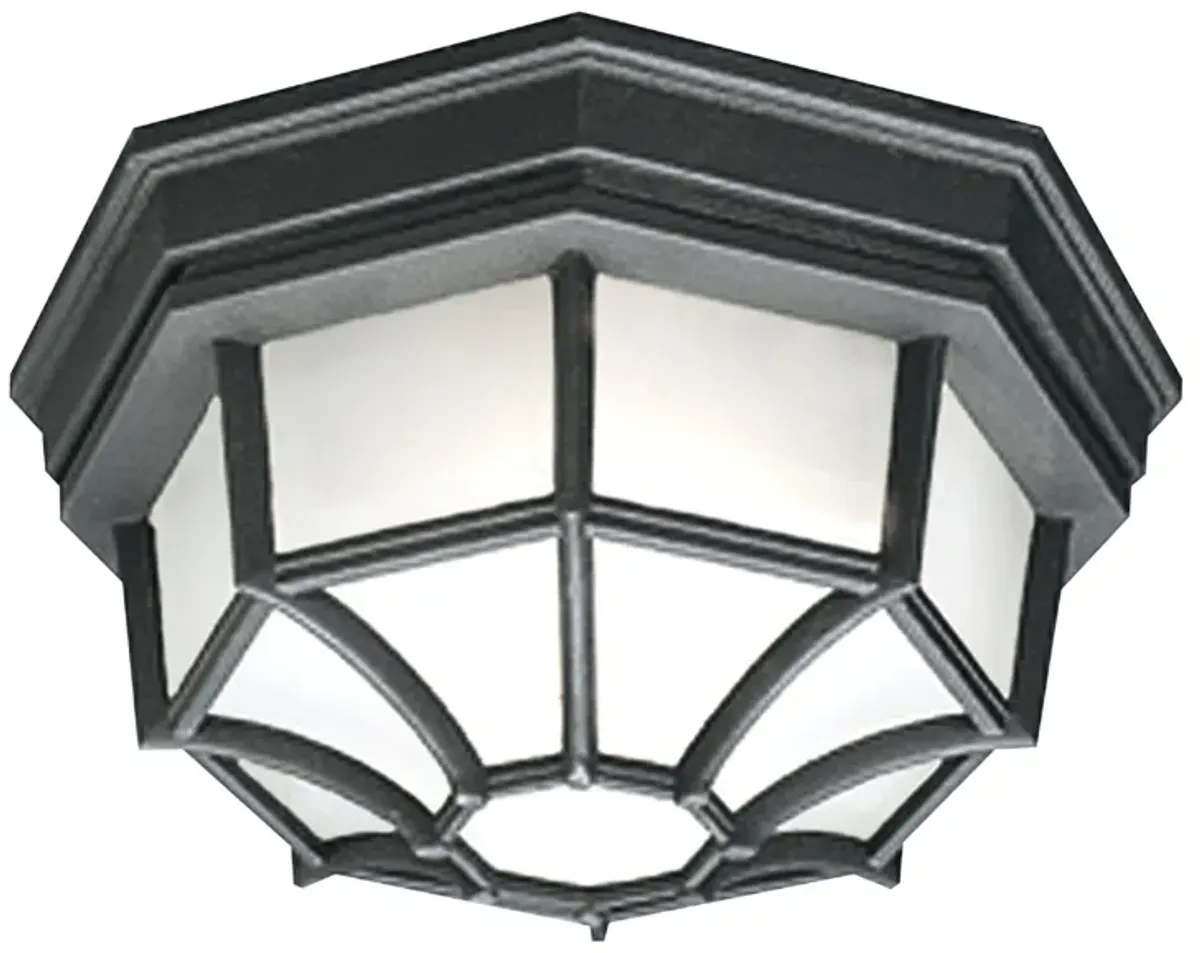 Outdoor Essentials 10.5'' Wide 1-Light Outdoor Flush Mount